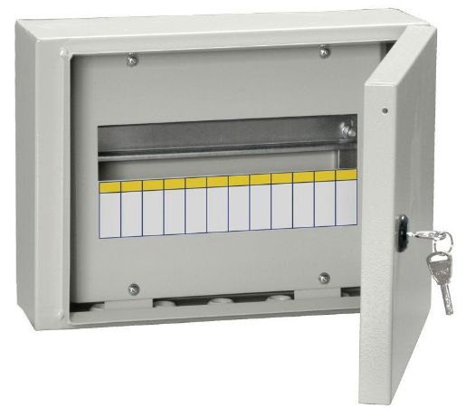 Изображение Корпус металлический ЩРн-12 (240х330х120мм) IP54 TITAN 3 IEK MKM11-N-12-54-Z