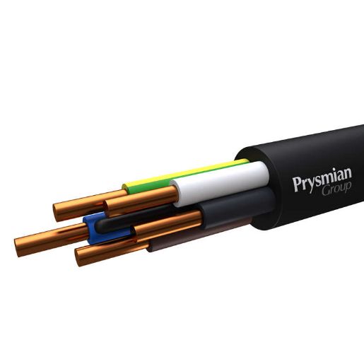 Изображение Кабель ВВГнг(А)-LS 5х2.5 0.66кВ (бухта) (м) РЭК-PRYSMIAN 1505050101