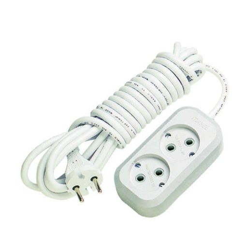 Изображение Удлинитель 2х5м без заземл. 10А IP20 Makel MGP104