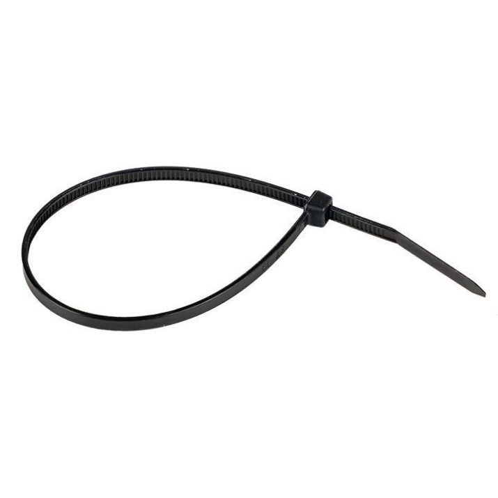 Изображение Хомут кабельный 3.6х200 нейл. черн. (уп.100шт) EKF plc-cb-3.6x200