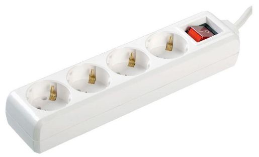 Изображение Удлинитель 4х5м с заземл. 16А IP20 У04К 2P+PE 250В 3х1 с выкл. IEK WYP10-16-04-05-ZK-N