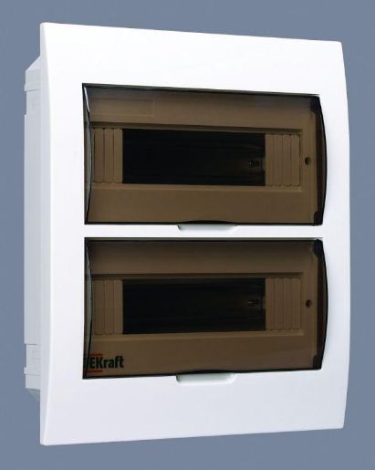 Изображение Корпус встраиваемый ЩРВ-П-24 35х30х10 24мод. IP41 пластик. DEKraft 31006DEK