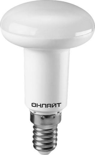 Изображение Лампа светодиодная 61 142 OLL-R50-5-230-6.5K-E14 5Вт ОНЛАЙТ 61142