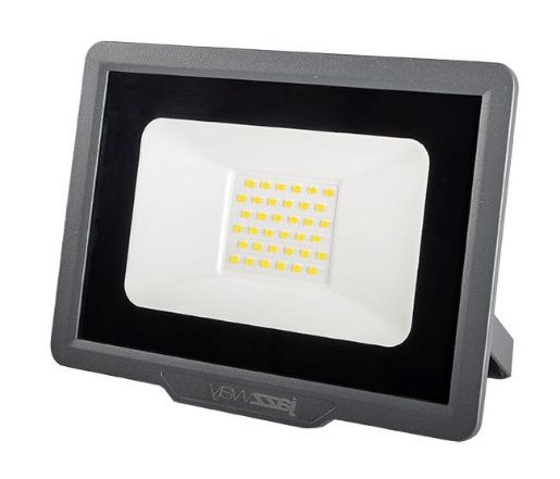 Изображение Прожектор светодиодный PFL-C3 10Вт 6500К IP65 закален. прозр. стекло JazzWay 5023529A