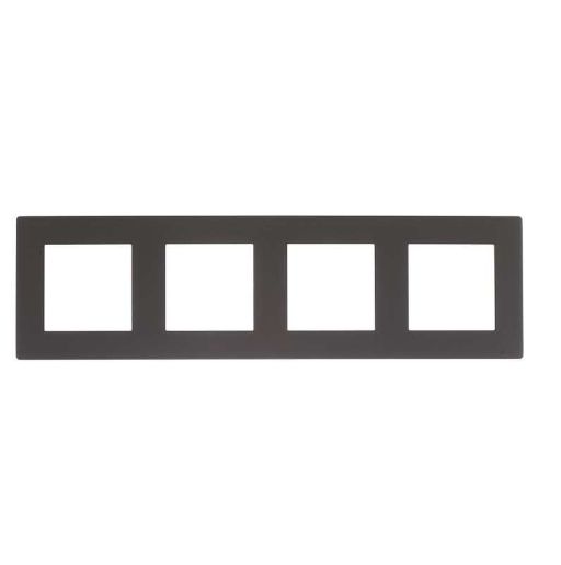Изображение Рамка 4-м Simon24 графит 2400640-038