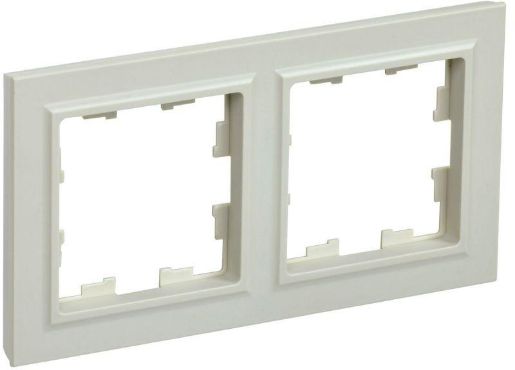 Изображение Рамка 2-м BRITE РУ-2-БрКр беж. IEK BR-M22-K10