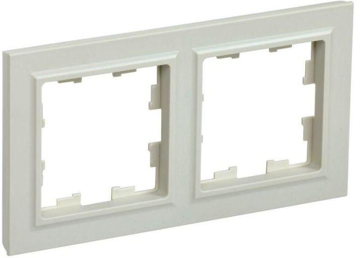 Изображение Рамка 2-м BRITE РУ-2-БрКр беж. IEK BR-M22-K10