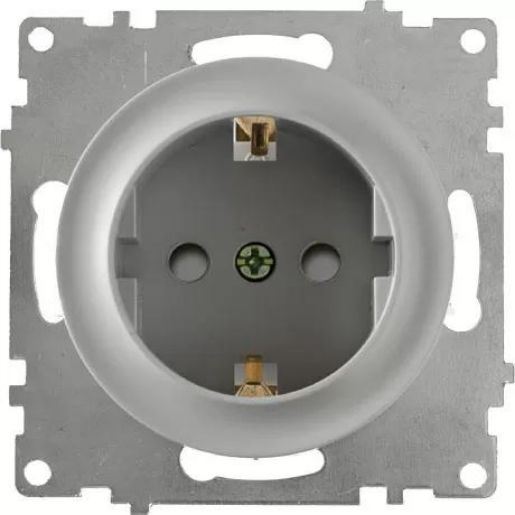 Изображение Розетка 1-м СП Florence 16А IP20 с заземл. защ. шторки винт. клеммы механизм сер. 1E10101302 OneKeyElectro 2172833