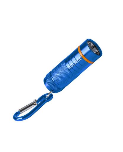 Изображение Фонарь брелок 1ВтLED 4xLR44 входят в комплект корпус анодированный алюминий карабин КОСМОС KOC205B