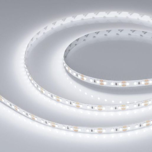 Изображение Лента светодиодная RT-A120-8mm 12В White 6000К 9.6Вт/м IP20 2835 открыт. (уп.5м) Arlight 012334(2)