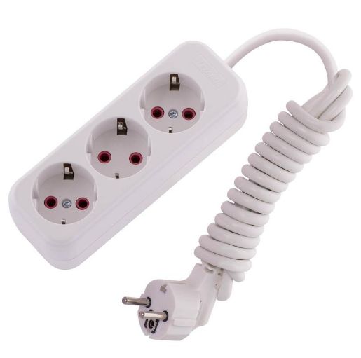 Изображение Удлинитель 3х2м с заземл. 16А IP20 Lila LEZARD 720-0302-301