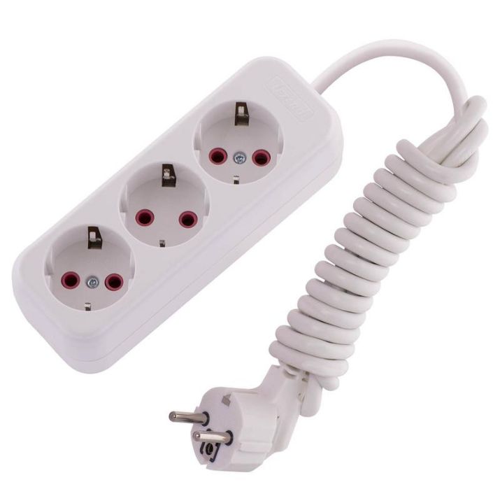 Изображение Удлинитель 3х2м с заземл. 16А IP20 Lila LEZARD 720-0302-301