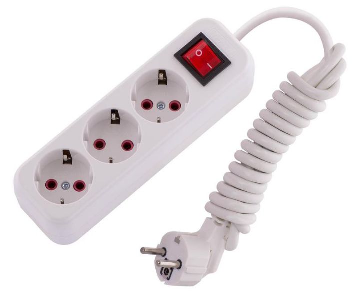 Изображение Удлинитель 3х2м с заземл. 16А IP20 Lila с выкл. LEZARD 720-0302-302