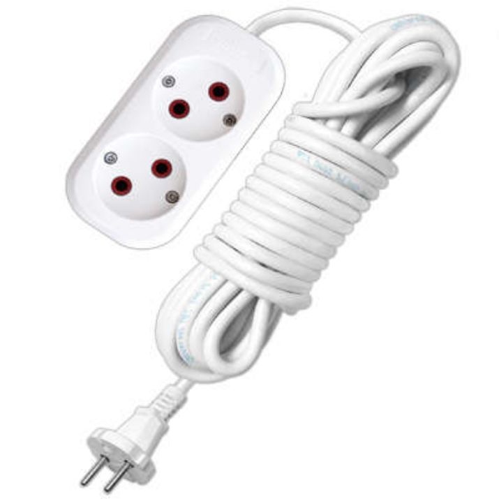 Изображение Удлинитель 2х7м без заземл. 10А IP20 У6-011М ПВС 2х1 UNIVersal 011М-07