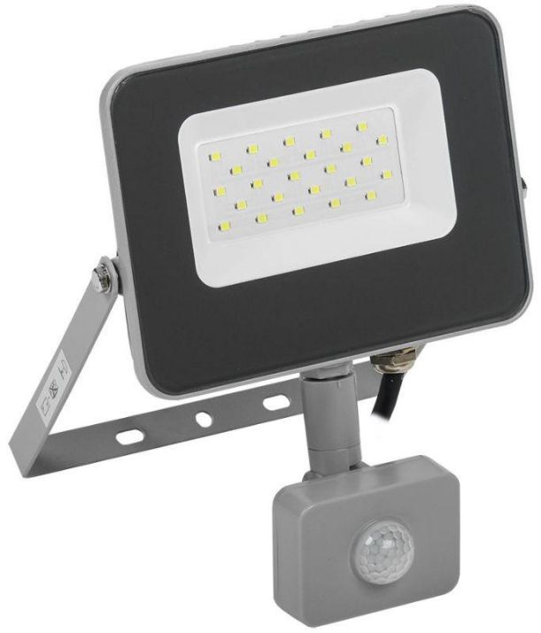 Изображение Прожектор светодиодный СДО 07-20Д 20Вт 6500К IP54 с датчиком движ. сер. IEK LPDO702-20-K03