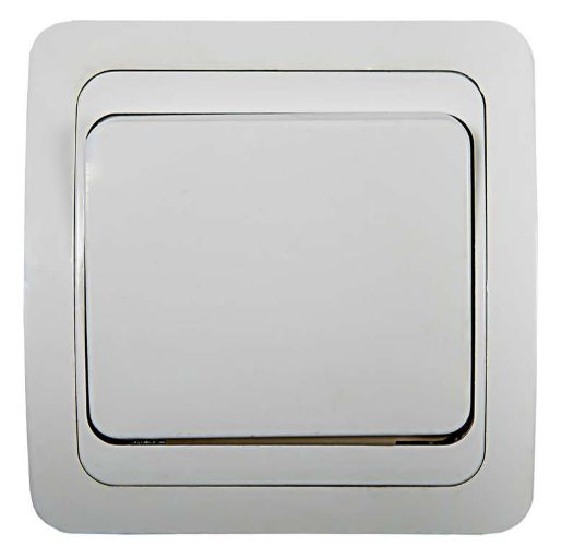 Изображение Выключатель 1-кл. СП Classico 2021 10А IP20 бел. ASD / IN HOME 4680005959846