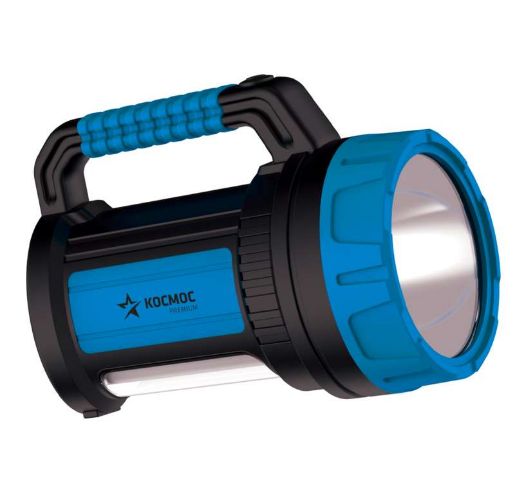 Изображение Фонарь аккумуляторный KOSMOS premium 7W LED ЗУ 220/12В USB зарядка телефона КОСМОС KOSACCU9107WUSB