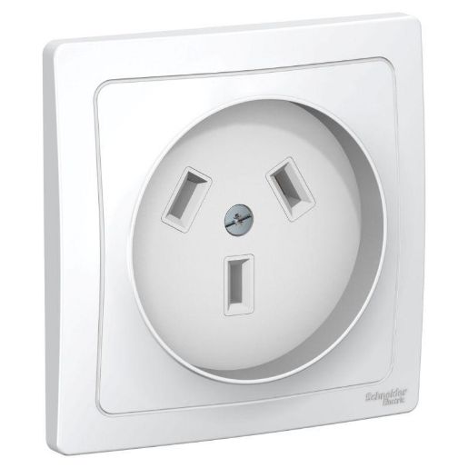 Изображение Розетка 1-м СП Blanca 32А IP20 250В 2п+N бел. SE BLNSR003231