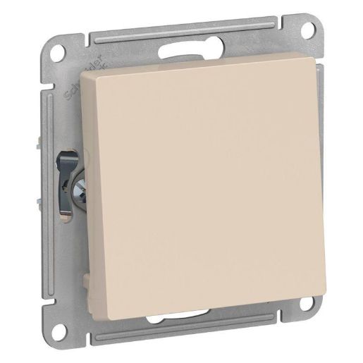 Изображение Переключатель проходной 1-кл. СП AtlasDesign 10А IP20 (сх. 6) 10AX механизм беж. SE ATN000261