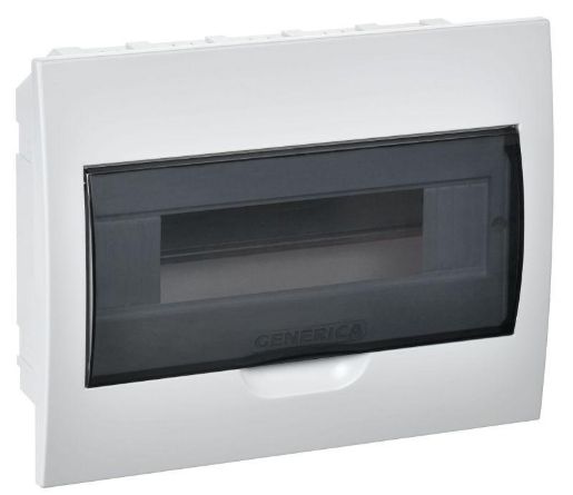 Изображение Бокс ЩРВ-П-12 мод. встраив. пластик IP41 GENERICA MKP12-V-12-41-G