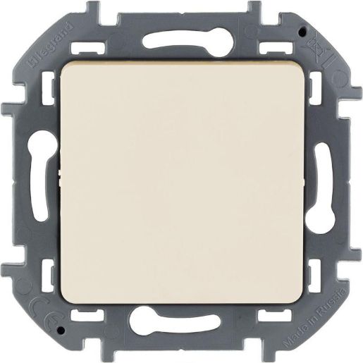 Изображение Механизм переключателя промежуточного 1-кл. Inspiria 10А IP20 250В 10AX винт. клеммы сл. кость Leg 673681