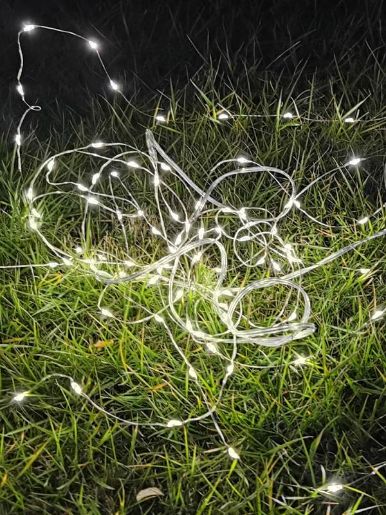 Изображение Гирлянда светодиодная 10м 100LED на солнечной батарее аккум. NI-MH 300мА.ч КОСМОС KOC_SOL197