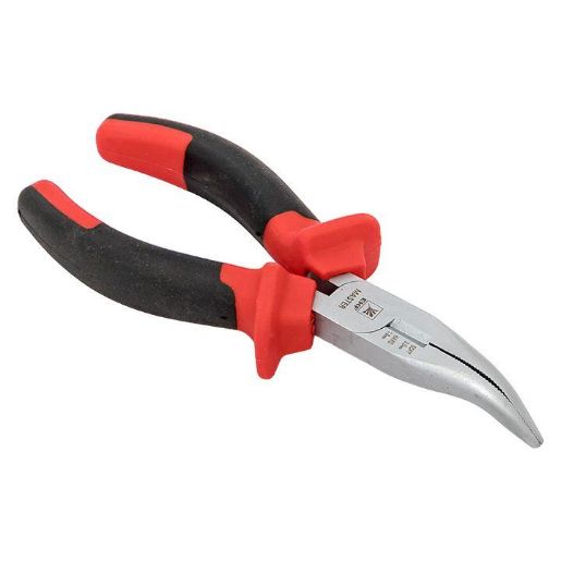 Изображение Длинногубцы изогнутые 160мм Master Basic EKF dgi-160-mas