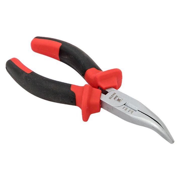 Изображение Длинногубцы изогнутые 160мм Master Basic EKF dgi-160-mas