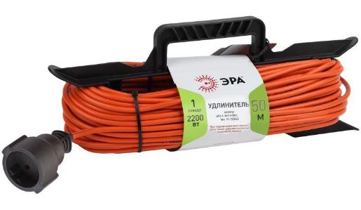 Изображение Удлинитель-шнур на рамке 1х50м без заземл. 16А IP20 UFx-1-2х1.5-50m ПВС 2х1.5 Эра Б0046823
