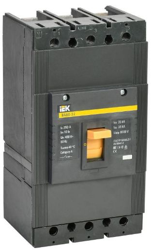 Изображение Выключатель автоматический 3п 250А 35кА ВА 88-37 IEK SVA40-3-0250