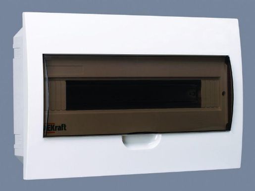Изображение Корпус встраиваемый ЩРВ-П-18 25х40х10 18мод. IP41 пластик. DEKraft 31005DEK