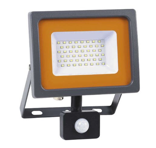 Изображение Прожектор светодиодный PFL-SC SENSOR 30Вт 6500К IP54 190-260В закален. матов. стекло JazzWay 5001411