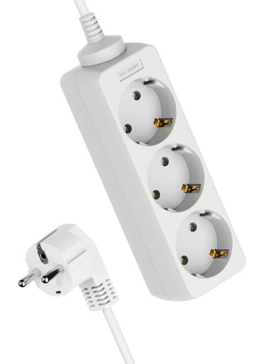 Изображение Удлинитель 3х3м с заземл. 16А IP20 ПВС 3х1 КОСМОС YKsm3m-3g-Z(K)