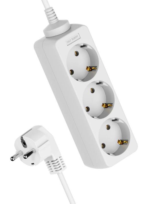 Изображение Удлинитель 3х3м с заземл. 16А IP20 ПВС 3х1 КОСМОС YKsm3m-3g-Z(K)