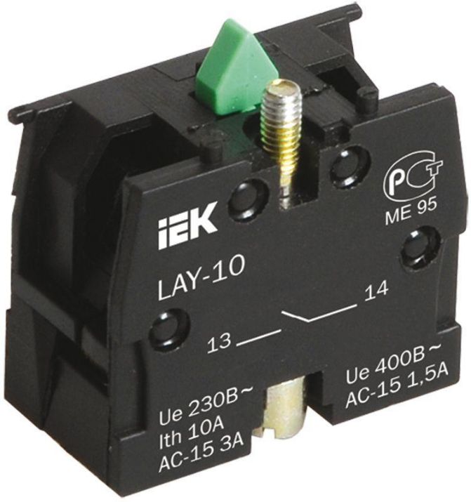 Изображение Блок контактный 1з для LAY5 IEK BDK21
