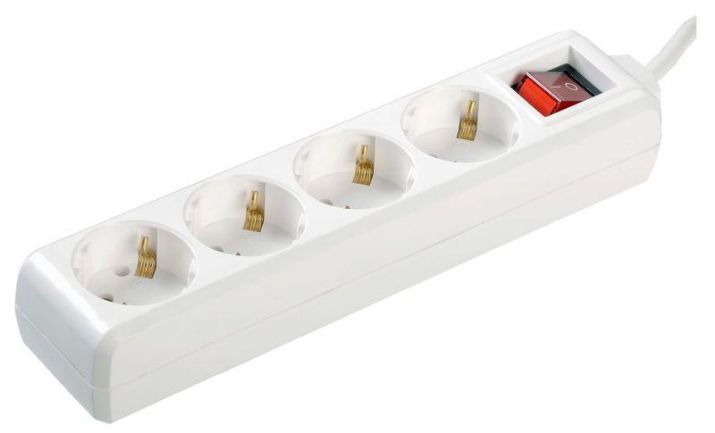 Изображение Удлинитель 4х3м с заземл. 16А IP20 У04К 2P+PE 250В ПВС 3х1 с выкл. IEK WYP10-16-04-03-ZK-N