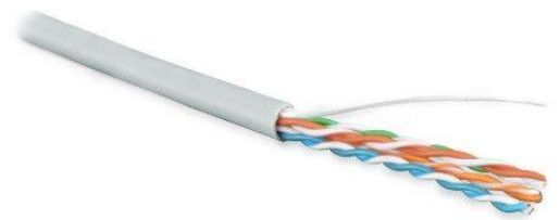 Изображение Кабель витая пара U/UTP кат.5E 4х2х24AWG solid LSZH нг(А)-HF UUTP4-C5E-S24-IN-LSZH-GY-305 сер. (м) Hyperline 42045