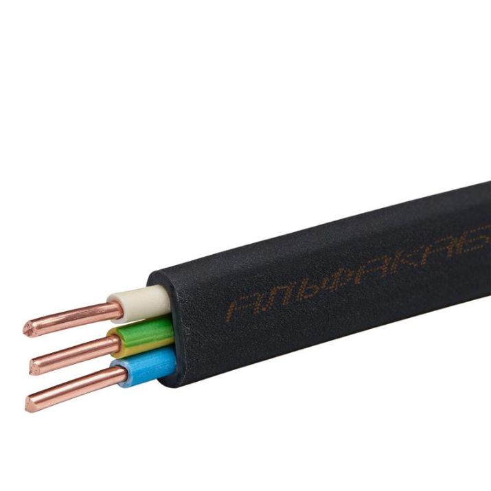 Изображение Кабель ВВГ-Пнг-LS(А) 3х2.5 ок (N PE) 0.66кВ (бухта 50м) (шт) АЛЬФАКАБЕЛЬ 65530