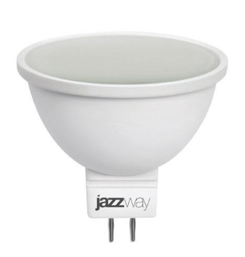 Изображение Лампа светодиодная PLED-ECO 5Вт JCDR MR16 4000К нейтр. бел. GU5.3 400лм 220-240В JazzWay 1037107A