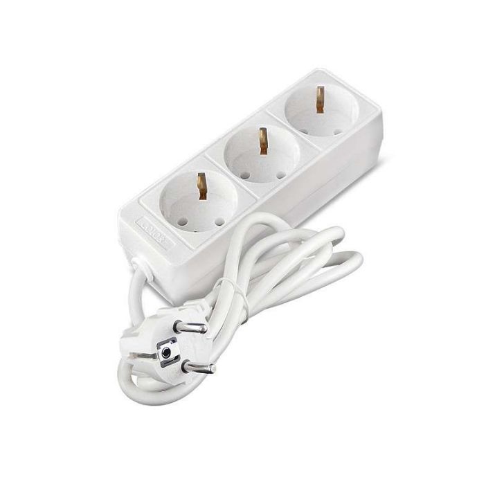 Изображение Удлинитель 3х1.5м с заземл. 10А IP20 2.2кВт ПВС Союз 481S-9301