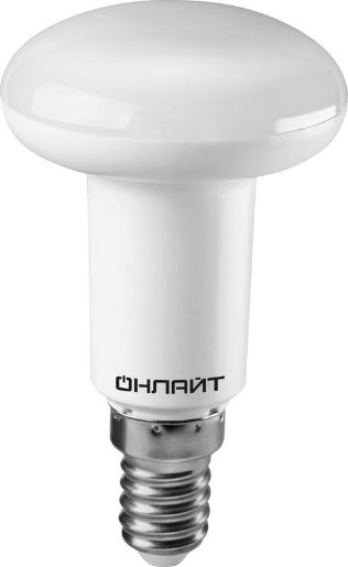 Изображение Лампа светодиодная 71 652 OLL-R50-5-230-4K-E14 5Вт 4000К нейтр. бел. E14 420лм 176-264В ОНЛАЙТ 71652
