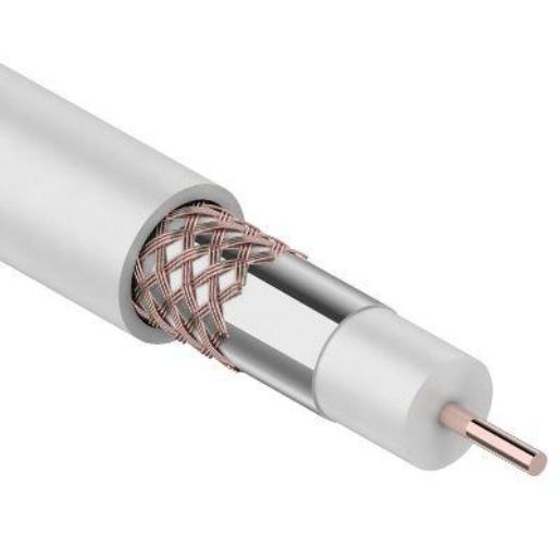 Изображение Кабель RG-6U+Cu 48проц. 75Ом бел. (м) PROCONNECT 01-2206