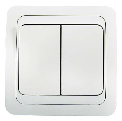 Изображение Выключатель 2-кл. СП Classico 2023 10А IP20 бел. ASD / IN HOME 4680005959860