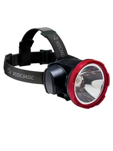 Изображение Фонарь аккумуляторный налобный H5W LED 5Вт 2 режима аккум. 2А.ч ЗУ USB КОСМОС KOCAccuH5WLED