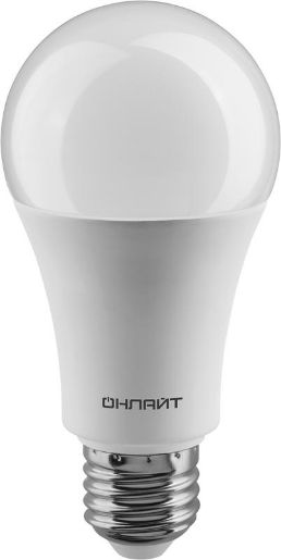 Изображение Лампа светодиодная 61 159 OLL-A60-20-230-6.5K-E27 20Вт грушевидная ОНЛАЙТ 61159
