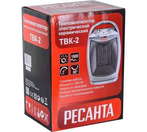 Изображение Тепловентилятор ТВК-2 Ресанта 67/2/4