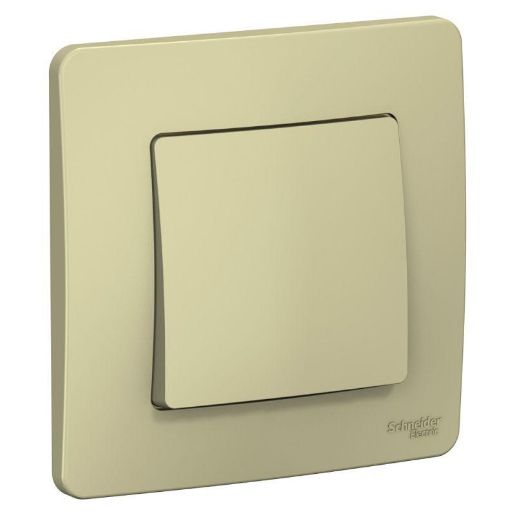 Изображение Переключатель проходной 1-кл. СП Blanca 10А IP20 (сх. 6) 250В беж. SE BLNVS010607