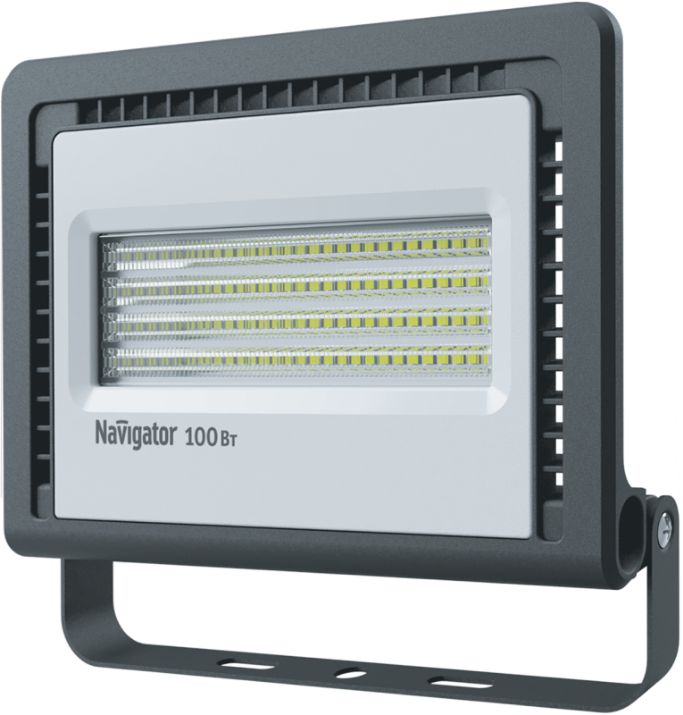 Изображение Прожектор светодиодный 14 149 NFL-01-100-4K-LED 100Вт 4000К IP65 8100лм черн. Navigator 14149