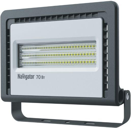 Изображение Прожектор светодиодный 14 148 NFL-01-70-6.5K-LED 70Вт 6500К IP65 5950лм черн. Navigator 14148