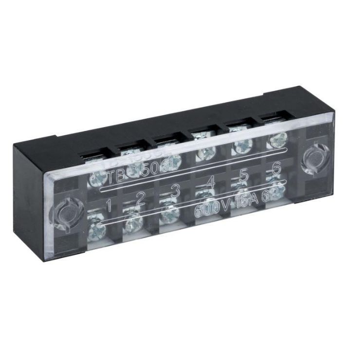 Изображение Терминал клеммный TB-1506 до 1.5кв.мм 15А 6 клеммных пар EKF tb-1506